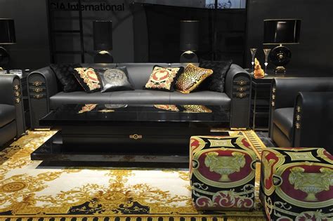 versace homeware sale|versace living room furniture.